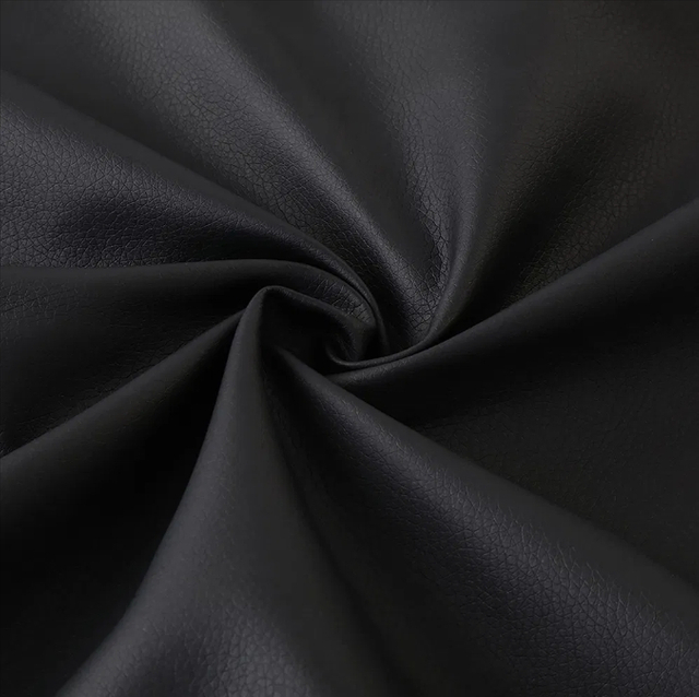 black leather reclining sofa