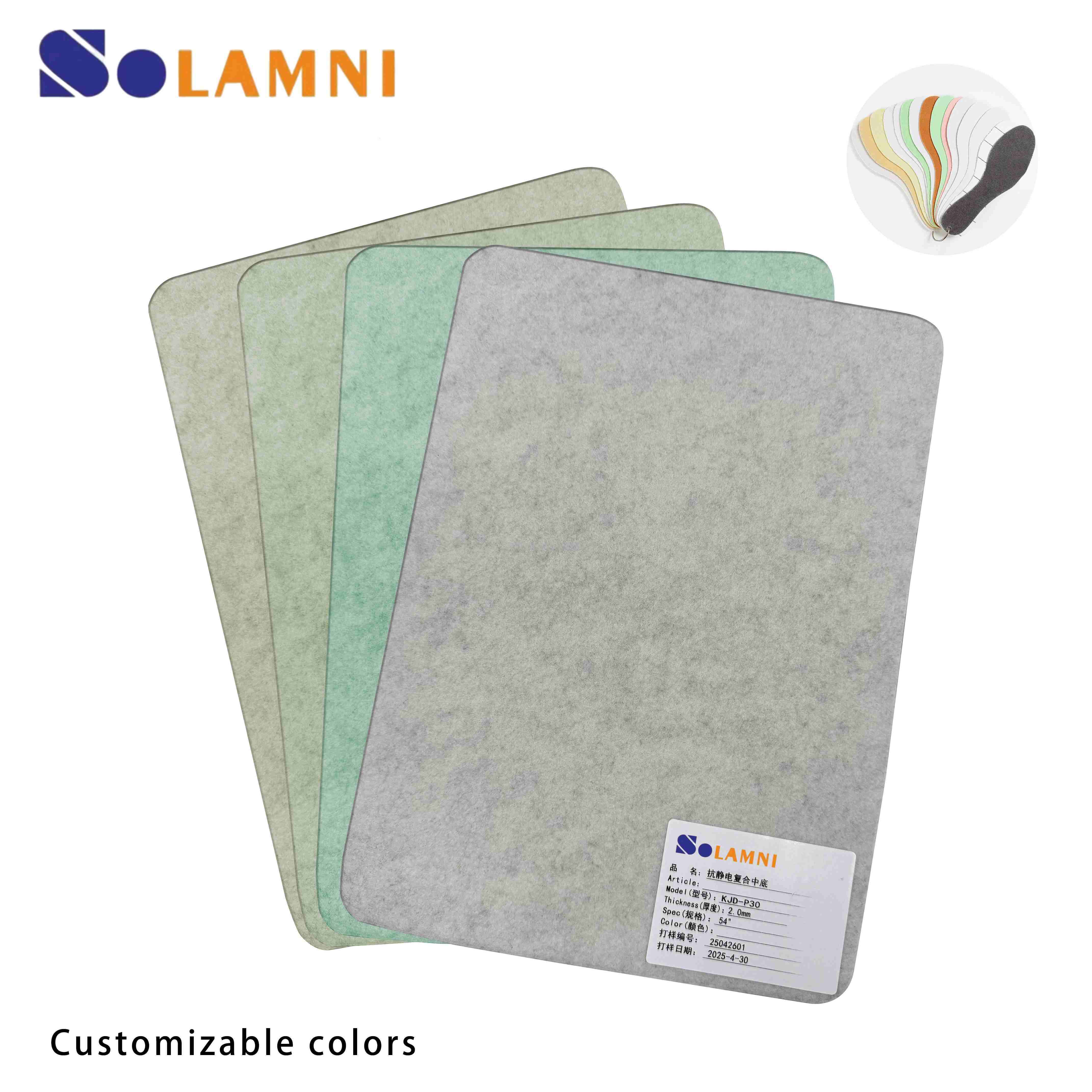 Breathable Anti-Static Insole NonWoven For Shoe