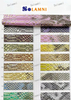 Snake Embossed PU Faux Leather Fabric