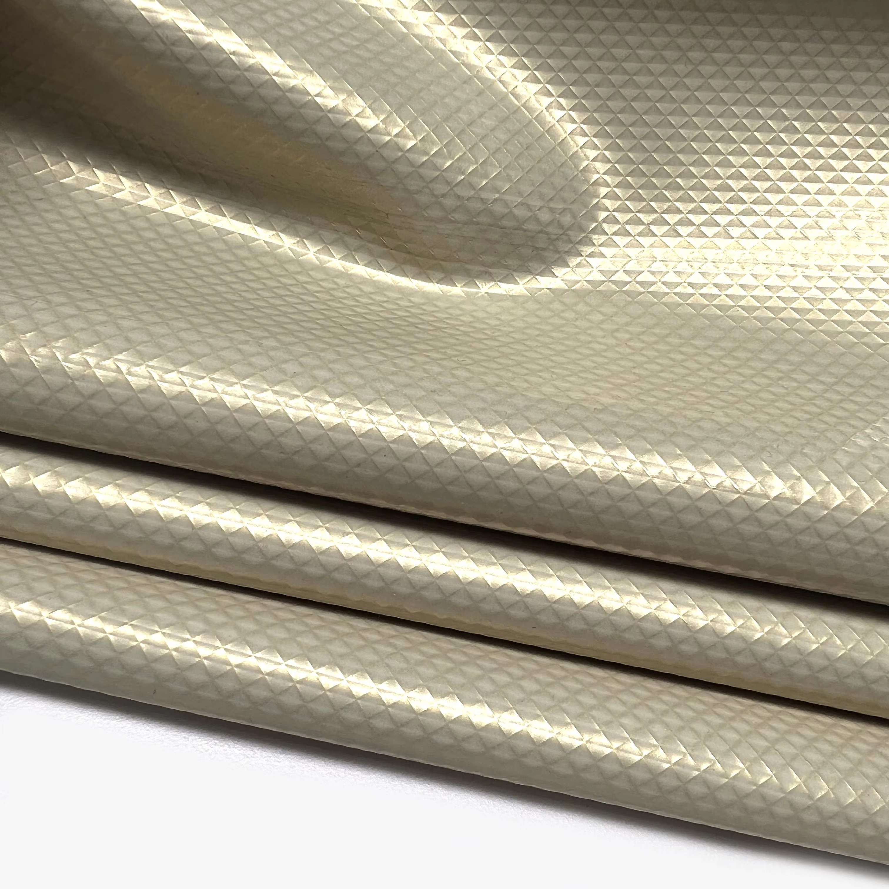 Crystal Finish PU Leather for Sports Ball Crafting