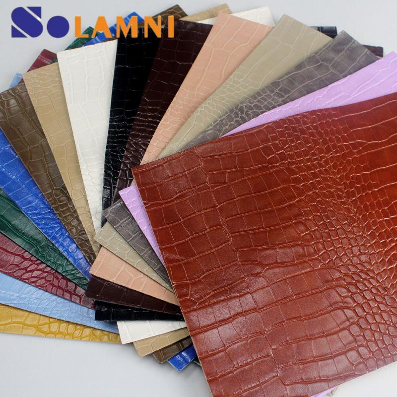 PVC Synthetic Faux Crocodile Leather