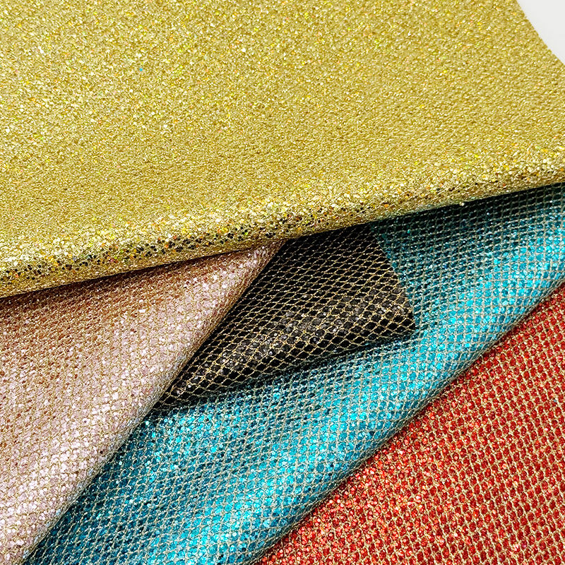 glitter faux leather fabric