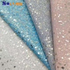 Holographic Printed Pu Glitter Leather Fabric