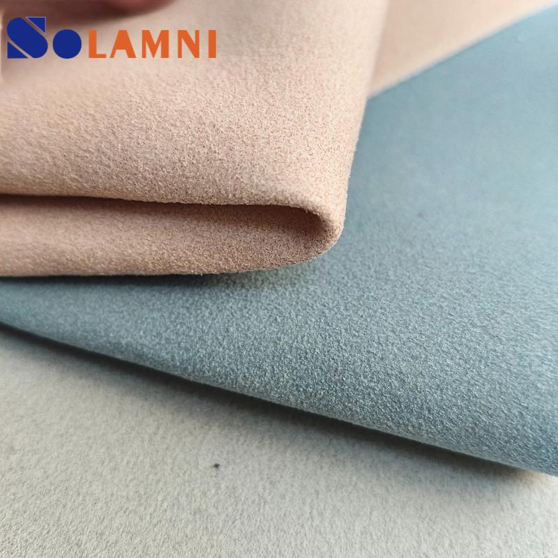 Premium Feel Faux Cow Suede Microfiber Leather