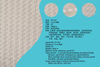 100% Polyester 3D Spacer Air Layer Sandwich Mesh Fabricpolyester Mesh Fabric for Running Shoes