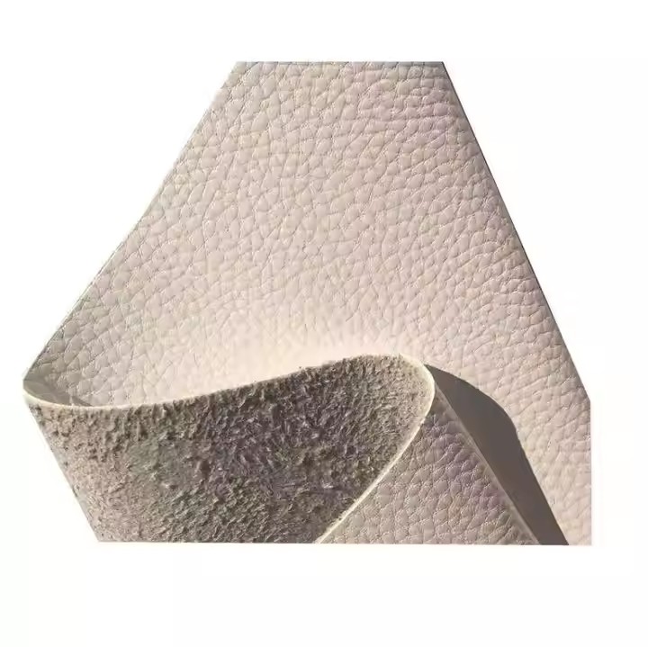 Wholesale Durable Embossed Litchi Pattern Microfiber Leather for Car Seats Cover Upholstery Using