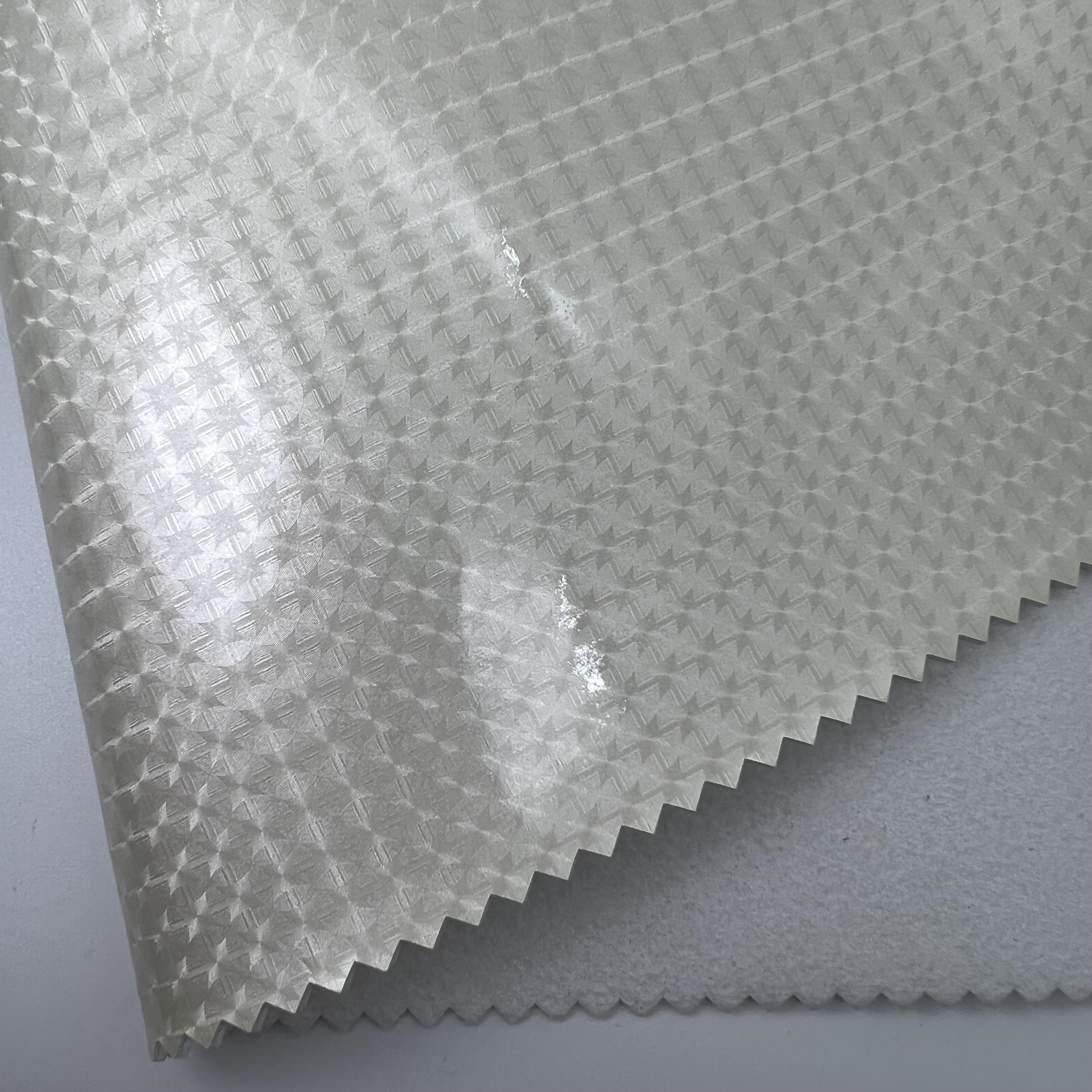 Crystal Design PU Synthetic Leather for Football 