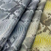 Snake Embossed PU Faux Leather Fabric