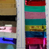 Pearlescent Metallic Leather Pu Foil Mirror Faux Leather Fabric for Handbag