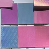 Holographic Printed Photochromic Leather Sunlight UV Color Change Leather Vinyl