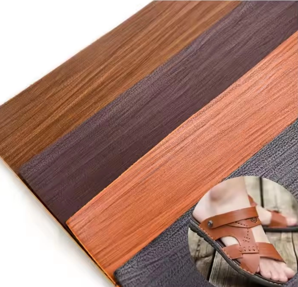 Wholesale RACK PARAGON 1.8MM+ Faux Vinyl Synthetic Leather Pvc Leather Fabric Shoe Making Material for Men Shoe/sandal