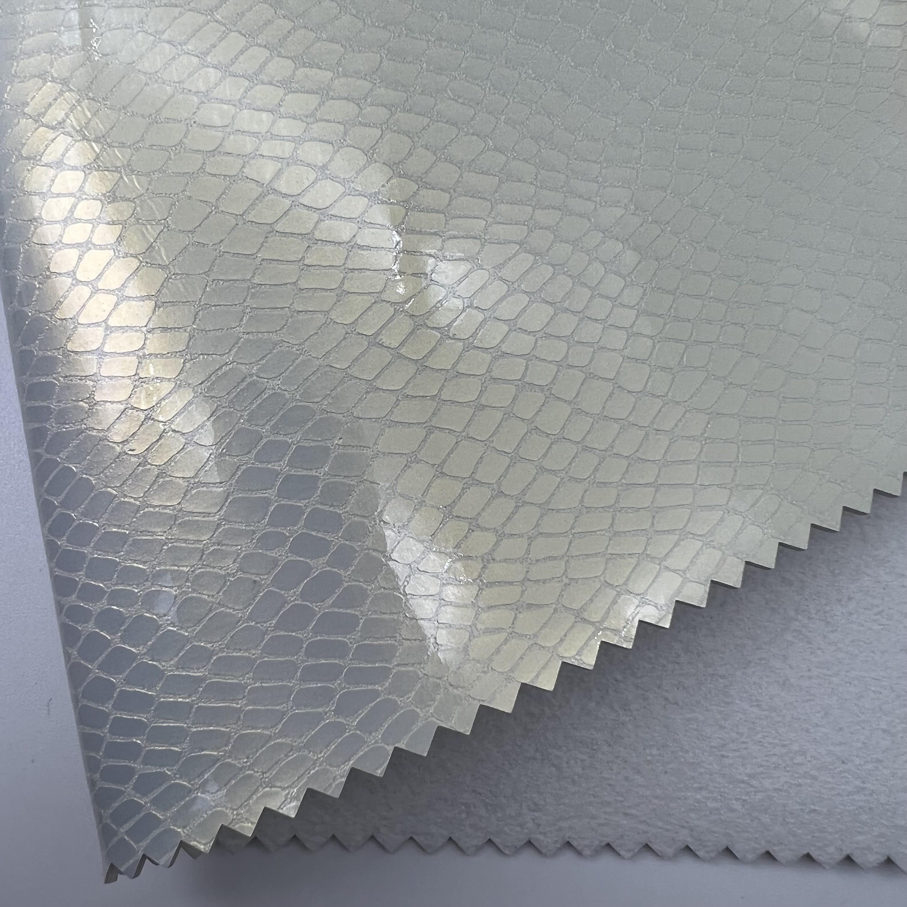Crystal Design PU Synthetic Leather for Football 