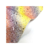 Dekoratives Glitzer -PU -synthetisches Leder zum Handwerk