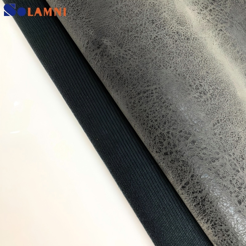 Embossed Grain Texture PU Microfiber Faux Leather