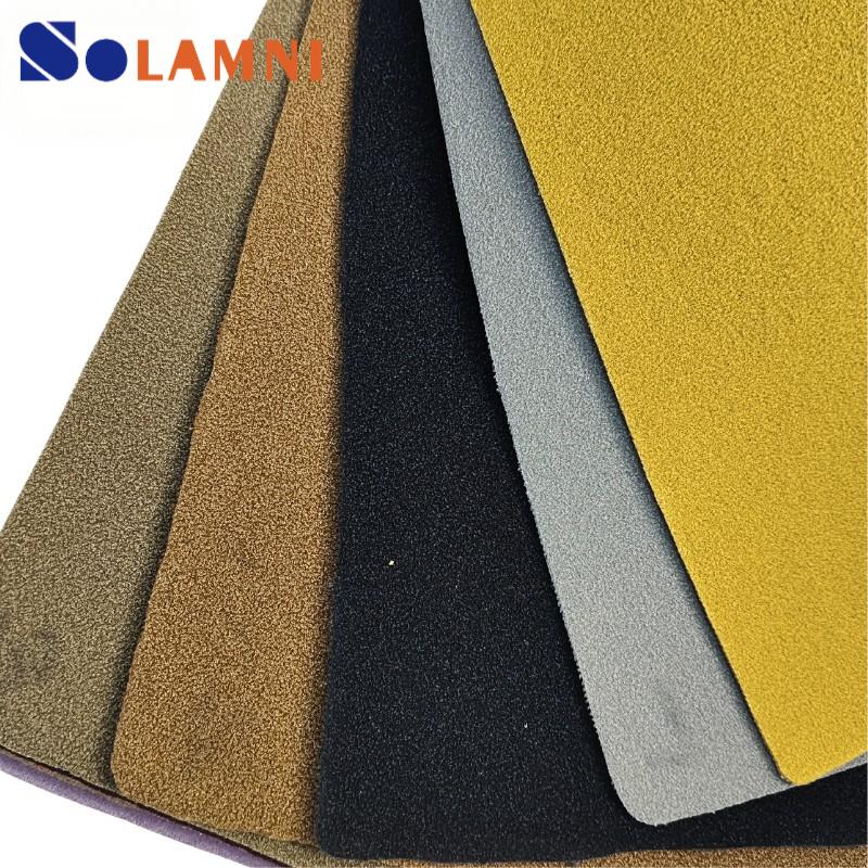 Premium Feel Faux Cow Suede Microfiber Leather