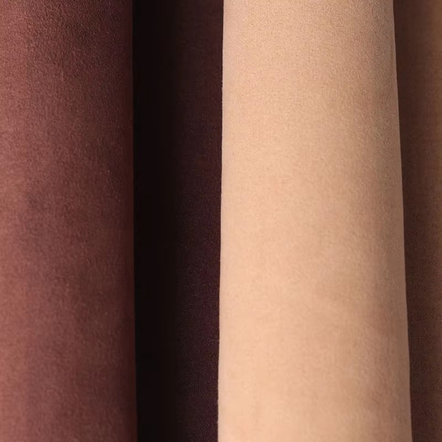Fast Delivery 1.2 Mm Napa Design Microfiber Leather for Shoes