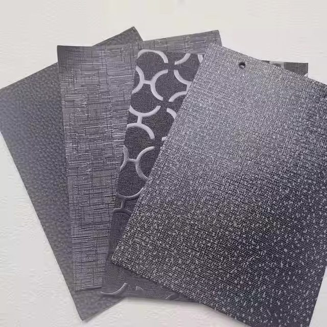 PVC Synthetic Leather Embossed Printed Faux Leather Fabric 2.0mm PVC Leather for Car Mat Floor