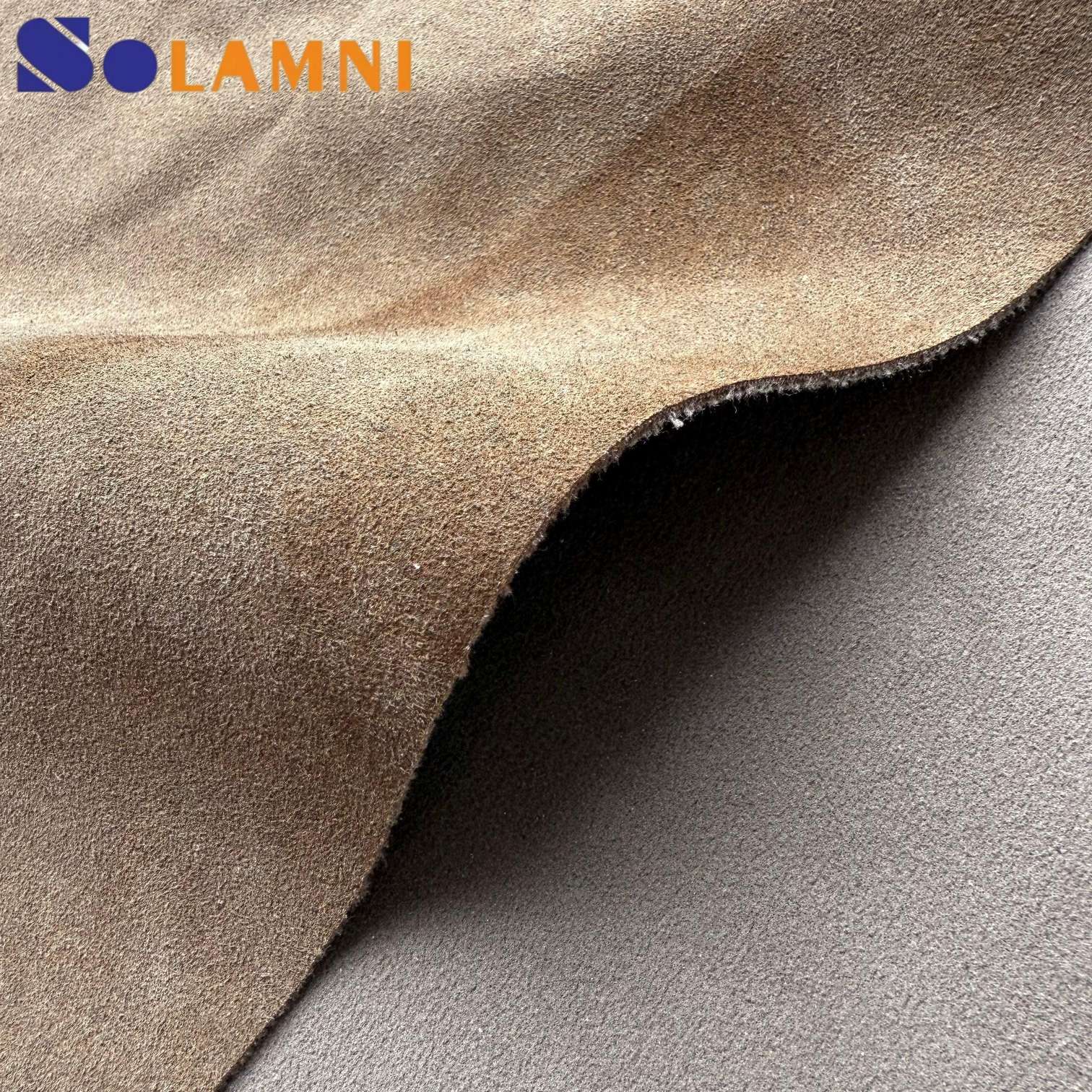 Cowhide Velvet Pu Imitation Suede Leather
