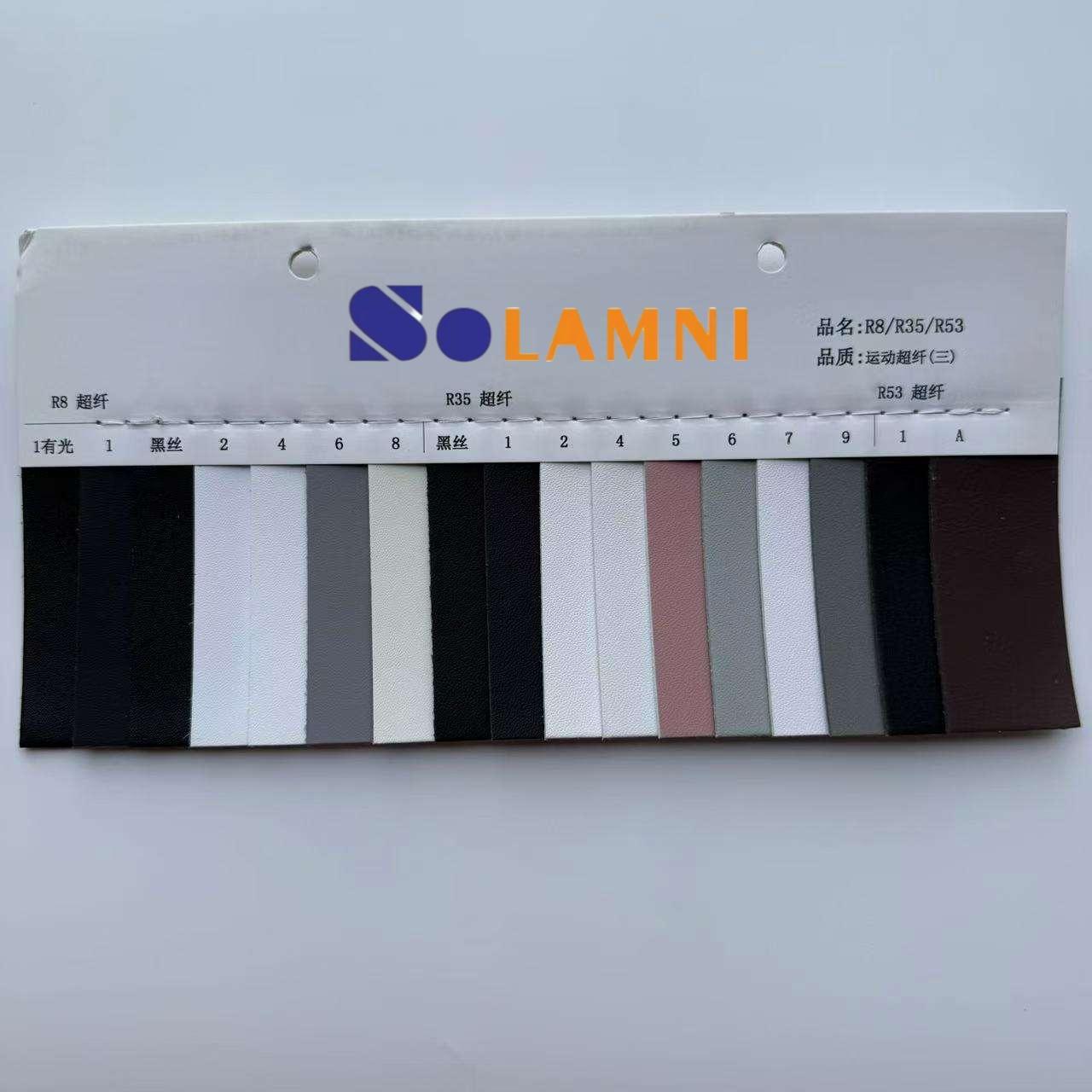 1.4mm R35 High-Quality Textured PU Microfiber Leather Fabric