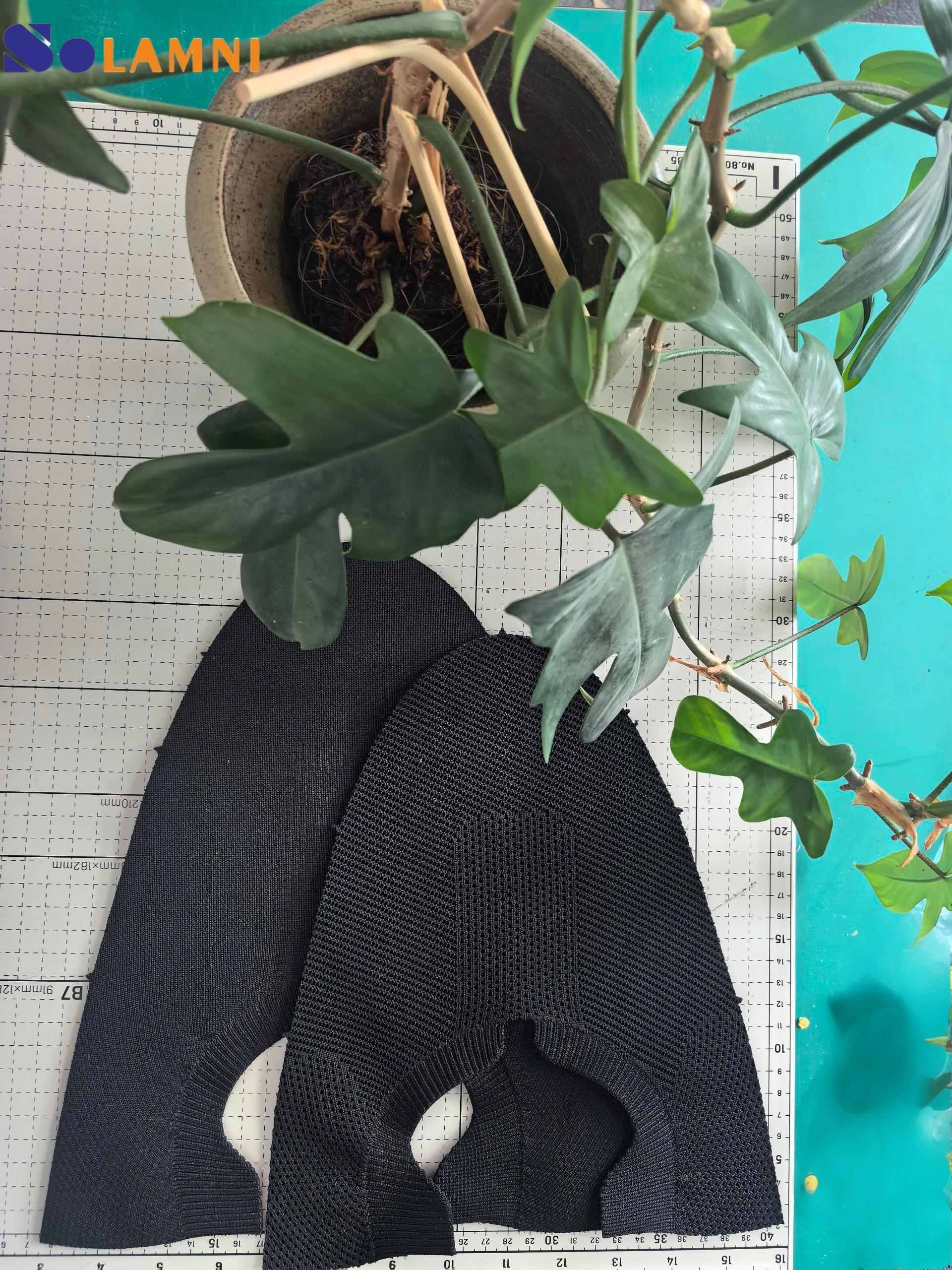 Flat Knit Mesh Fabric Shoe Upper