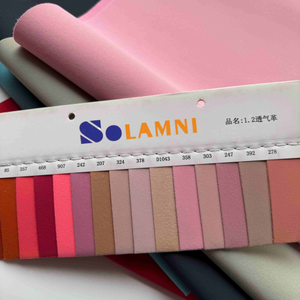 Pu Breathable Suede Synthetic Leather Fabric For Shoe Lining