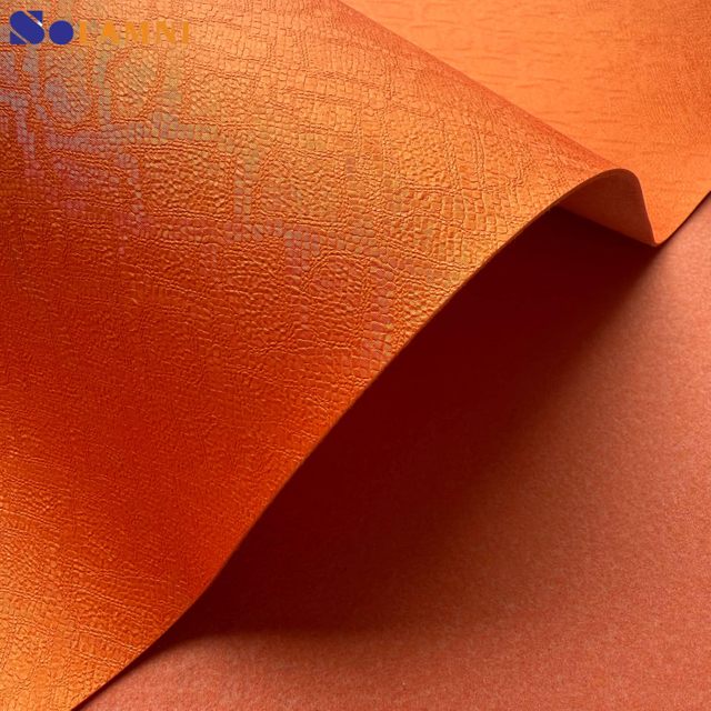 Waterproof Cuero Embossing Faux Pu Synthetic Leather 