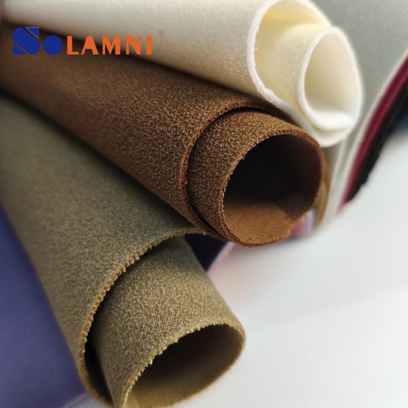 Premium Feel Faux Cow Suede Microfiber Leather